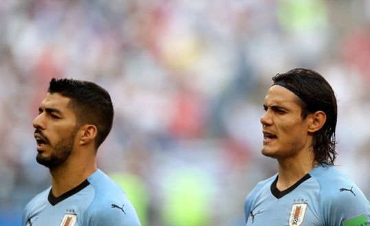 Suarez Cavani (getty images) Suarez Cavani (getty images)
