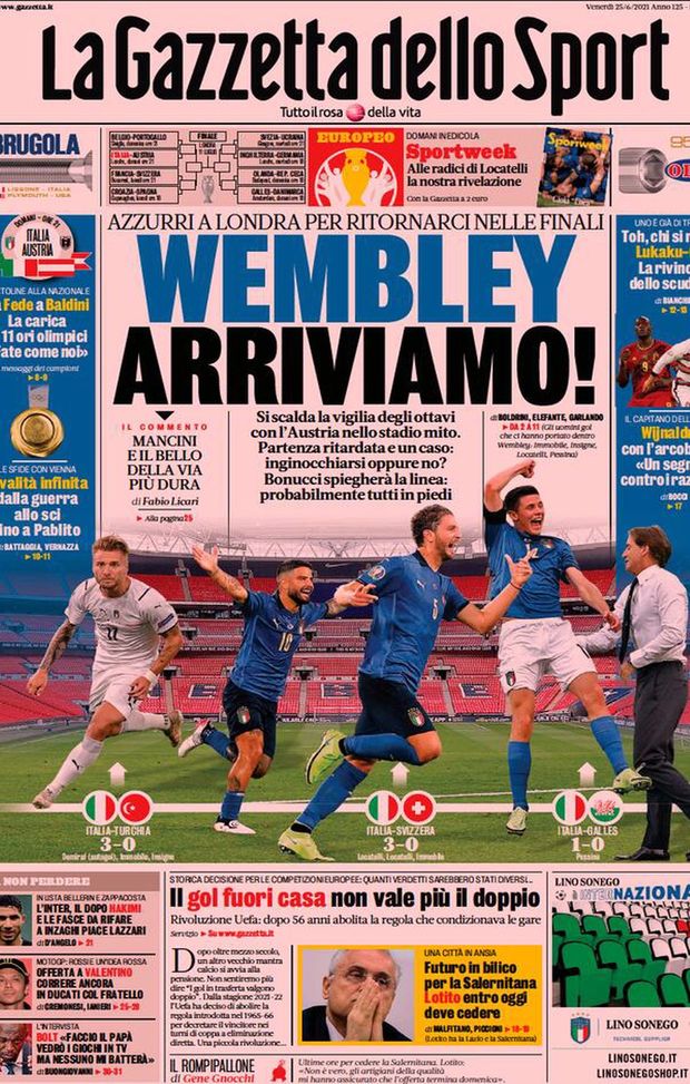 BUONGIORNO CITTACELESTE &#8211; LE PRIME PAGINE DEI PRINCIPALI QUOTIDIANI SPORTIVI &#8211; GUARDA 