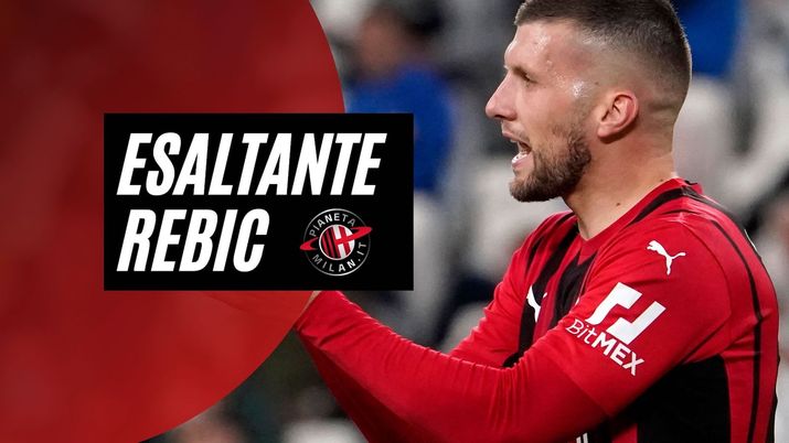 Ante Rebic (attaccante AC Milan) qui durante Juventus-Milan 1-1 (Serie A 2021-2022) | News (Getty Images) 