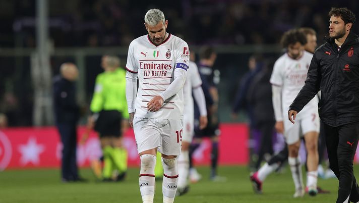 Theo Hernandez terzino AC Milan Fiorentina