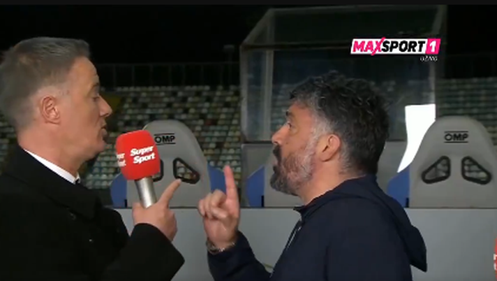 Acceso confronto tra Gattuso e Jelicic in diretta televisiva (Fonte Account X MAXSport1)