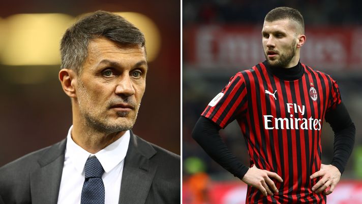 Paolo Maldini e Ante Rebic (credits Getty Images) Paolo Maldini e Ante Rebic (credits Getty Images)