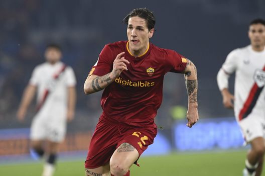 (Photo by Luciano Rossi/AS Roma via Getty Images) zaniolo roma
