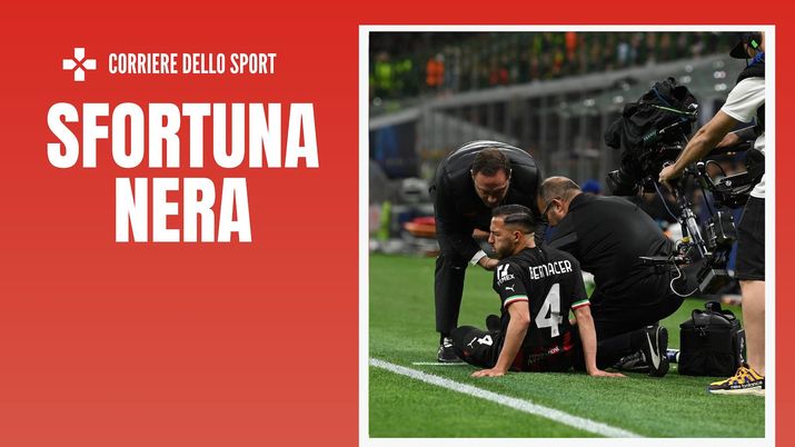 infortunio Bennacer AC Milan derby Milan-Inter 0-2 Champions League 2022-2023