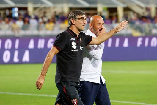 GERMOGLI PH: 28 AGOSTO 2021 FIRENZE STADIO ARTEMIO FRANCHI SERIE A FIORENTINA VS TORINO NELLA FOTO I MISTER JURIC E ITALIANO GERMOGLI PH: 28 AGOSTO 2021 FIRENZE STADIO ARTEMIO FRANCHI SERIE A FIORENTINA VS TORINO NELLA FOTO I MISTER JURIC E ITALIANO