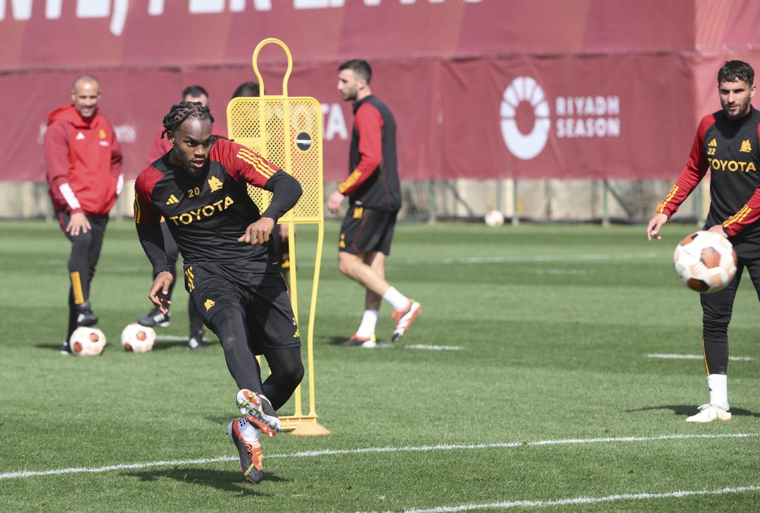 Roma, l’allenamento in vista del Brighton: out Kristensen – FOTO GALLERY - immagine 19