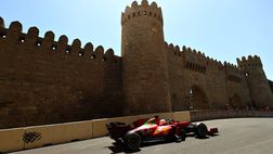 Formula 1 a Baku brivido Perez: sfiora le barriere nelle Libere 2