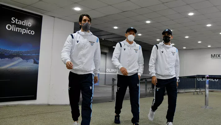 La Lazio si presenta regolarmente allo stadio Olimpico