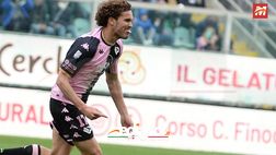 Palermo-Taranto 5-2: valanga rosa! Bis Luperini e Brunori, pokerissimo Soleri