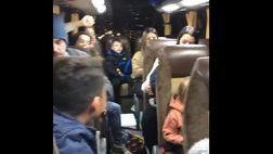 VIDEO / Wanda Nara: “Noi a Torino arriviamo così”. E’ insieme alle altre wags nerazzurre