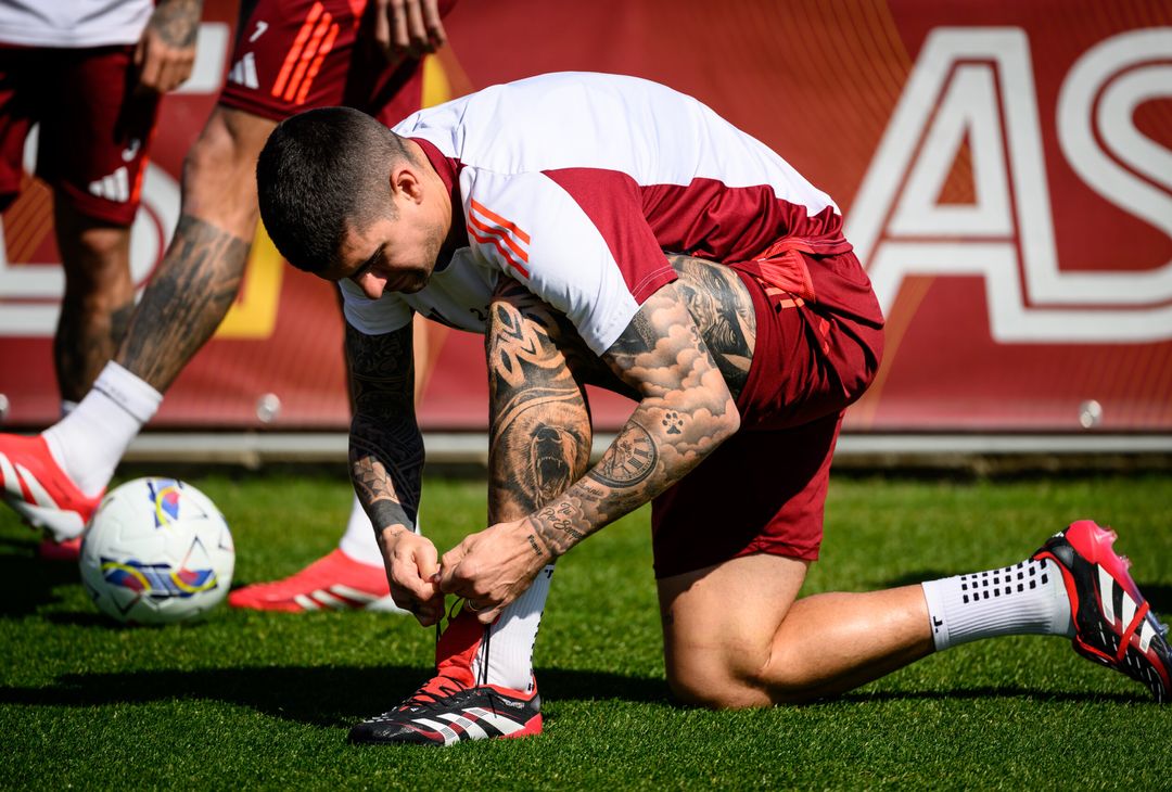 Trigoria, primo allenamento della pausa nazionali – FOTO GALLERY - immagine 33