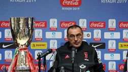 Supercoppa Juventus-Lazio, Sarri: “Fuori abbiamo solo Chiellini e Khedira”