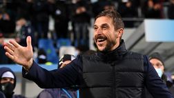 Sassuolo, Dionisi: “L’Atalanta non meritava di perdere contro il Napoli”