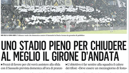 Il Gazzettino: Uno stadio pieno per chiudere al meglio l’andata