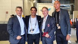 ICC – La foto di Baresi e Massaro con Rui Costa e Luisao