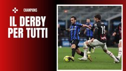 Milan-Inter in chiaro, vince Sky: il derby di Champions League su TV8