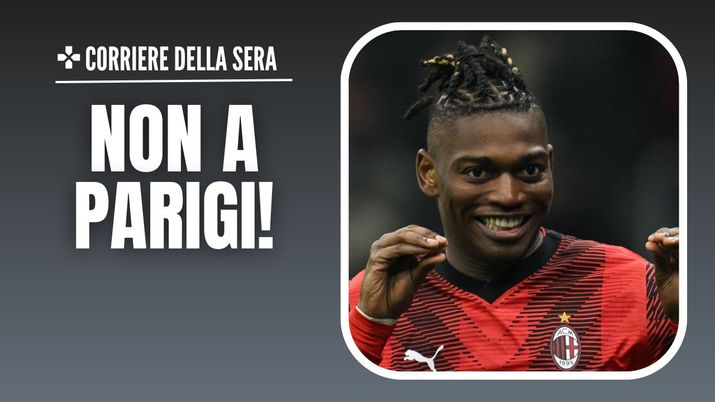 esultanza gol Rafael Leao AC Milan Milan-Atalanta 1-1 Serie A 2023-2024