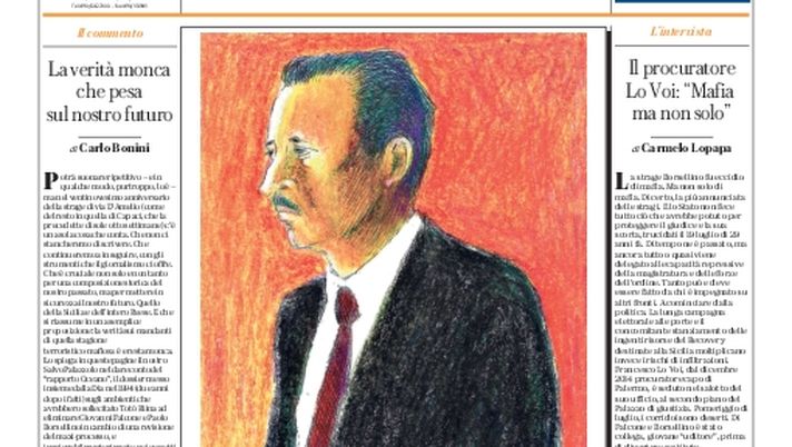 Prima Pagina, La Repubblica-Palermo: “Dietro la strage di via D’Amelio”  Prima Pagina, La Repubblica-Palermo: “Dietro la strage di via D’Amelio”