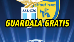 Ecco come vedere Lazio-Chievo in streaming (gratis)