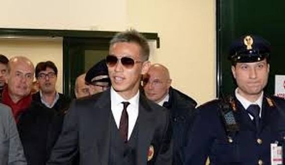  Keisuke Honda all'arrivo a Malpensa (fonte foto calciomercato.com) 