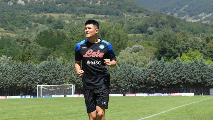 (Photo by SSC NAPOLI via Getty Images) kim min jae napoli