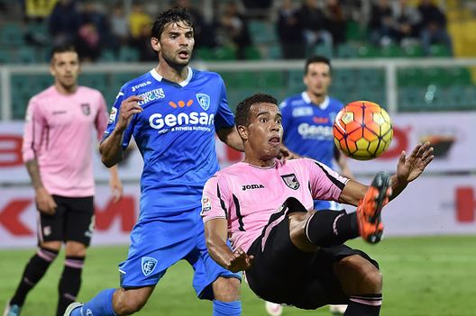  Robin Quaison durante Palermo-Empoli (Getty Images) 