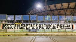 Palermo, la Curva Nord Inferiore protesta: “Società in vendita, dove è finita la tua appartenenza? “