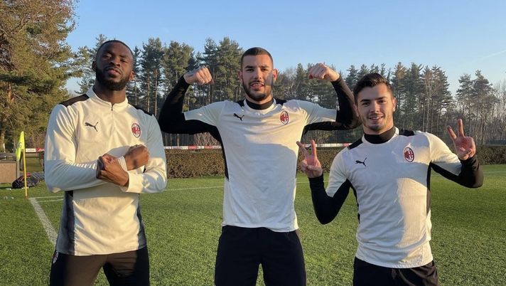 Tomori Theo Hernández Brahim Díaz AC Milan