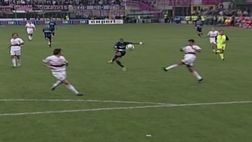 VIDEO STORICI / Adriano spacca la traversa del Palermo: la palla torna sulla trequarti!