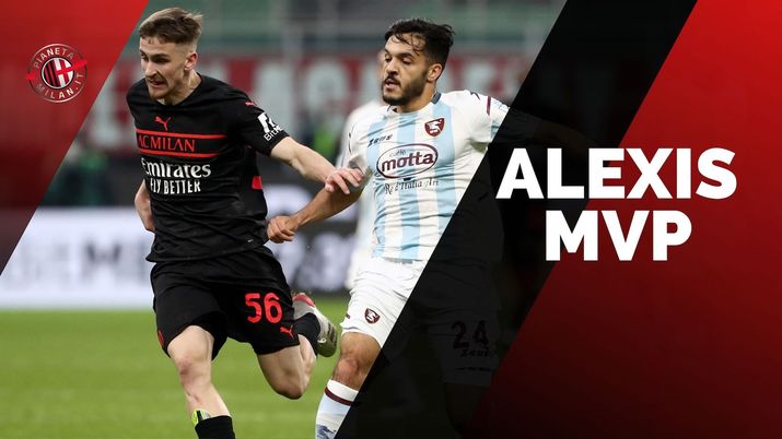 Alexis Saelemaekers AC Milan Milan-Salernitana Serie A 2021-2022