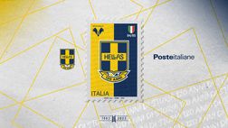 Per i 120 di storia ecco il primo francobollo dedicato al Verona