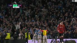 VIDEO Brighton-Manchester United 1-0, gol e highlights: De Zerbi esulta allo scadere