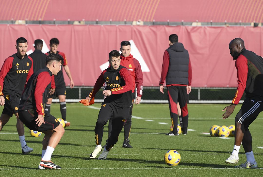 Roma, la ripresa degli allenamenti dopo la trasferta di Riyad – FOTO GALLERY - immagine 27
