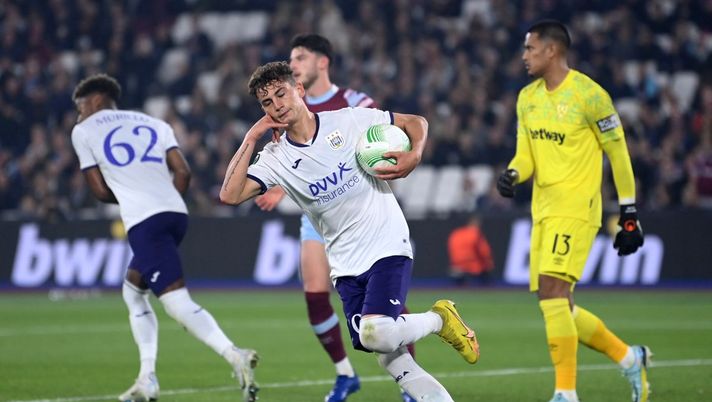 Getty Images Conference League, Esposito torna al gol con l’Anderlecht dopo un mese - immagine 1