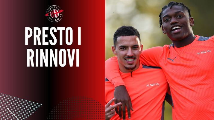 Ismaael Bennacer Rafael Leao AC Milan