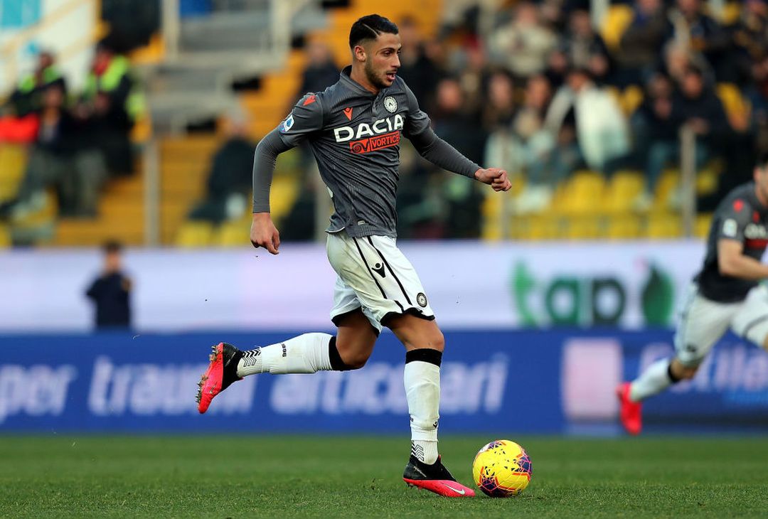  PARMA, ITALY - JANUARY 26: Rolando Mandragora of Udinese Calcio in action during the Serie A match between Parma Calcio and  Udinese Calcio at Stadio Ennio Tardini on January 26, 2020 in Parma, Italy.  (Photo by Gabriele Maltinti/Getty Images) 