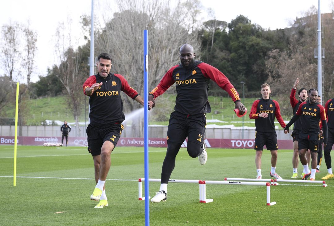 Roma, la rifinitura alla vigilia del Brighton – FOTOGALLERY - immagine 11