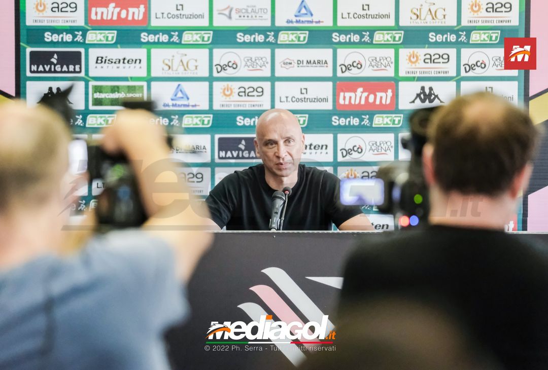 FOTO PALERMO, Corini in conferenza stampa prima del match contro il Bari (Gallery) - immagine 16