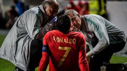 Infortunio Cristiano Ronaldo: il bollettino medico della Juventus