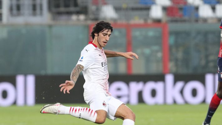 27 settembre 2020, Crotone-Milan 0-2: prima da titolare per Sandro Tonali 
