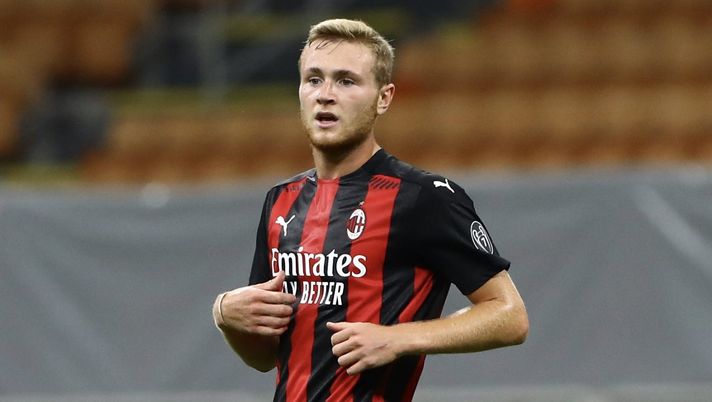 Tommaso Pobega (centrocampista AC Milan), qui durante un'amichevole con i rossoneri nell'estate 2020 | AC Milan News (Getty Images) 