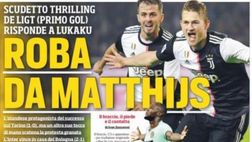 EDICOLA / CdS: Roba De Matthijs. Inter-Juve, scudetto thrilling. De Ligt risponde a Lukaku