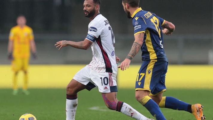 VERONA, ITALY - DECEMBER 06: Joao Pedro of Cagliari Calcio in action during the Serie A match between Hellas Verona FC and Cagliari Calcio at Stadio Marcantonio Bentegodi on December 06, 2020 in Verona, Italy. (Photo by Emilio Andreoli/Getty Images) VERONA, ITALY - DECEMBER 06: Joao Pedro of Cagliari Calcio in action during the Serie A match between Hellas Verona FC and Cagliari Calcio at Stadio Marcantonio Bentegodi on December 06, 2020 in Verona, Italy. (Photo by Emilio Andreoli/Getty Images)