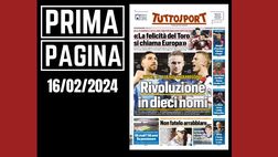 Prima pagina Tuttosport: Loftus-Leao, che Milan! Rennes travolto