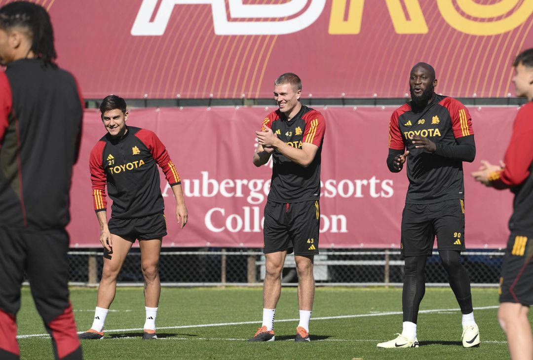 Roma, la rifinitura alla vigilia della gara con il Feyenoord – FOTOGALLERY - immagine 40