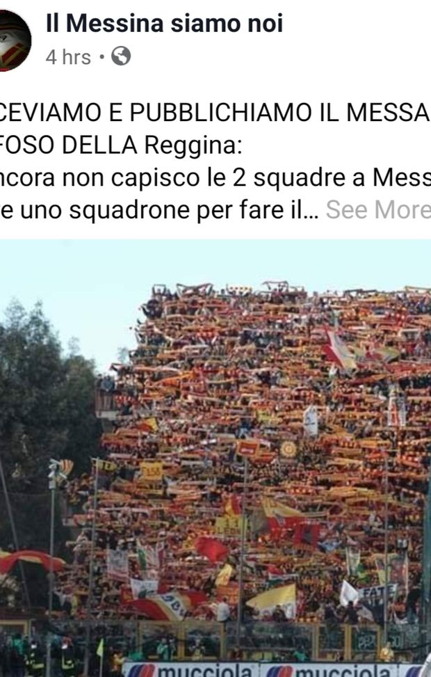 Messina-Reggina, un derby che inizia a mancare sul serio... Messina-Reggina, un derby che inizia a mancare sul serio...