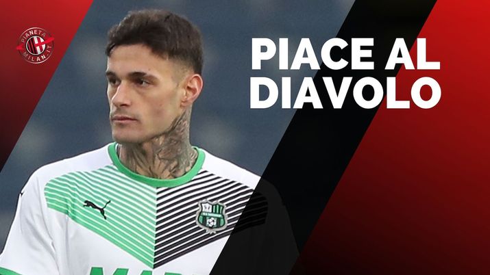Gianluca Scamacca Sassuolo Calciomercato AC Milan