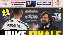 Prima Pagina, La Gazzetta dello Sport: “Juve, finale…e veleni. Gasperini per il bis, Gattuso per salvarsi”