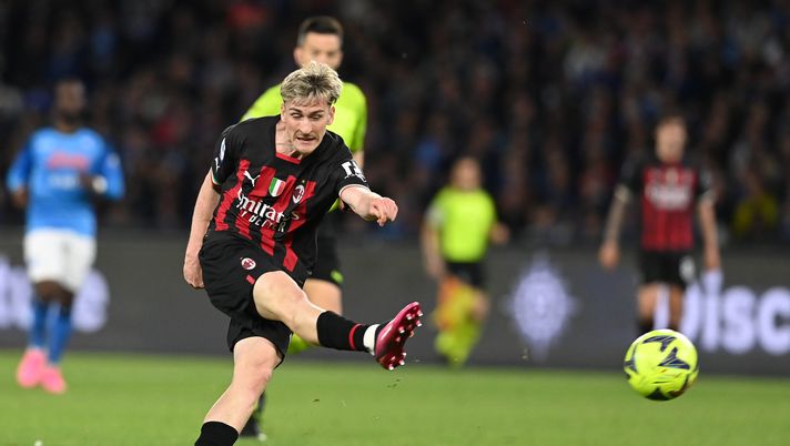 Alexis Saelemaekers, calciatore del Milan (getty images)