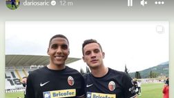 FOTO Palermo, Saric si congratula con Sabiri per la vittoria del Marocco sul Belgio